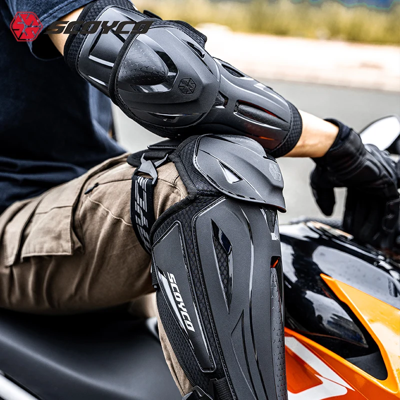 Motocross Knee Pads Motorcycle Knee Pads for Moto Equipment for Men Enduro  Equipment Rodilleras Moto Carbon Fiber Rodilleras - AliExpress