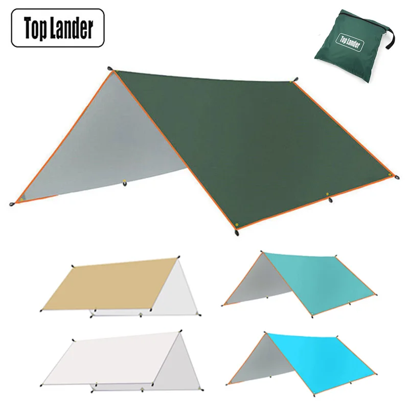 

Outdoor Awning Waterproof Tarp Tent Shade Ultralight Garden Canopy Sunshade Camping Hammock Tourist Beach Sun Shelter 4x3m 3x3m