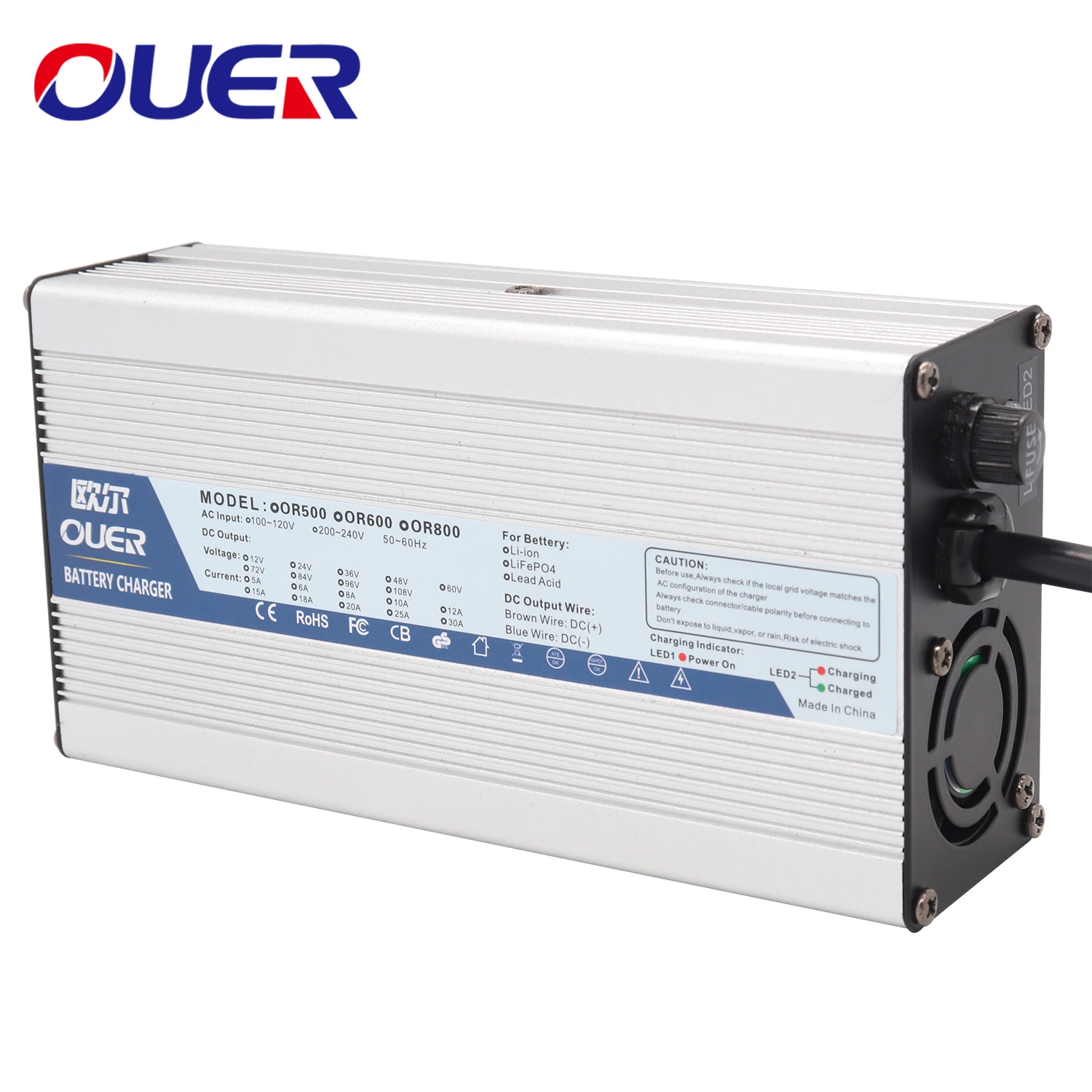 48V 6A Lead Acid AGM GEL VRLA OPZV Battery Charger for Golf Cart 48