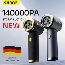 CENRR 140000PA Car Vacuum Cleaner Mini Powerful Handheld  Wireless Cleaner Strong Suction for Blower Home Appliance