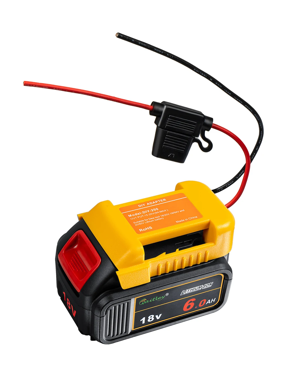 External Battery Adapter Converter for DEWALT 18V/20V/54V Battery DIY Power Tool