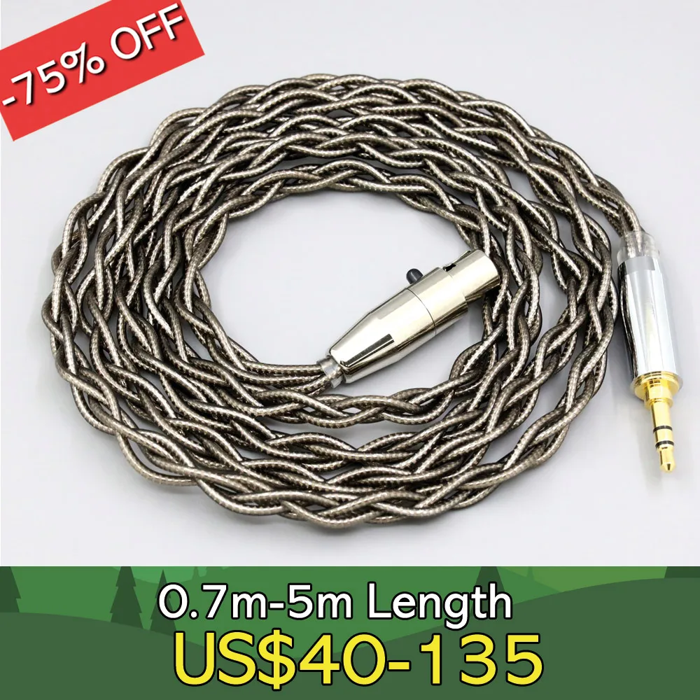 

99% Pure Silver Palladium + Graphene Gold Earphone Shield Cable For AKG Q701 K702 K271 K272 K240 K141 K712 K181 K267 LN008229