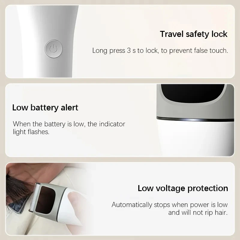 Xiaomi youpin DOCO Electric Hair Clipper Type-C description image 10
