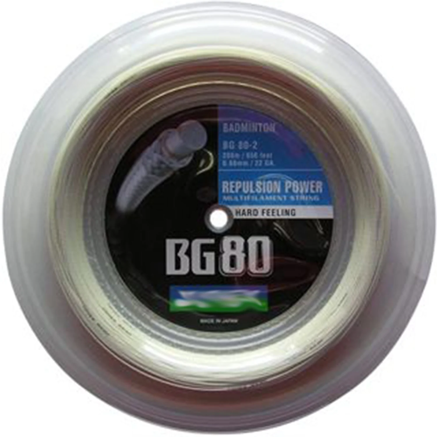배드민턴 스트링 BG80 트레이닝 배드민턴 스트링 0.68mm (200m) BG80 라켓 스트랩 지구력 트레이닝 배드민턴 스트링