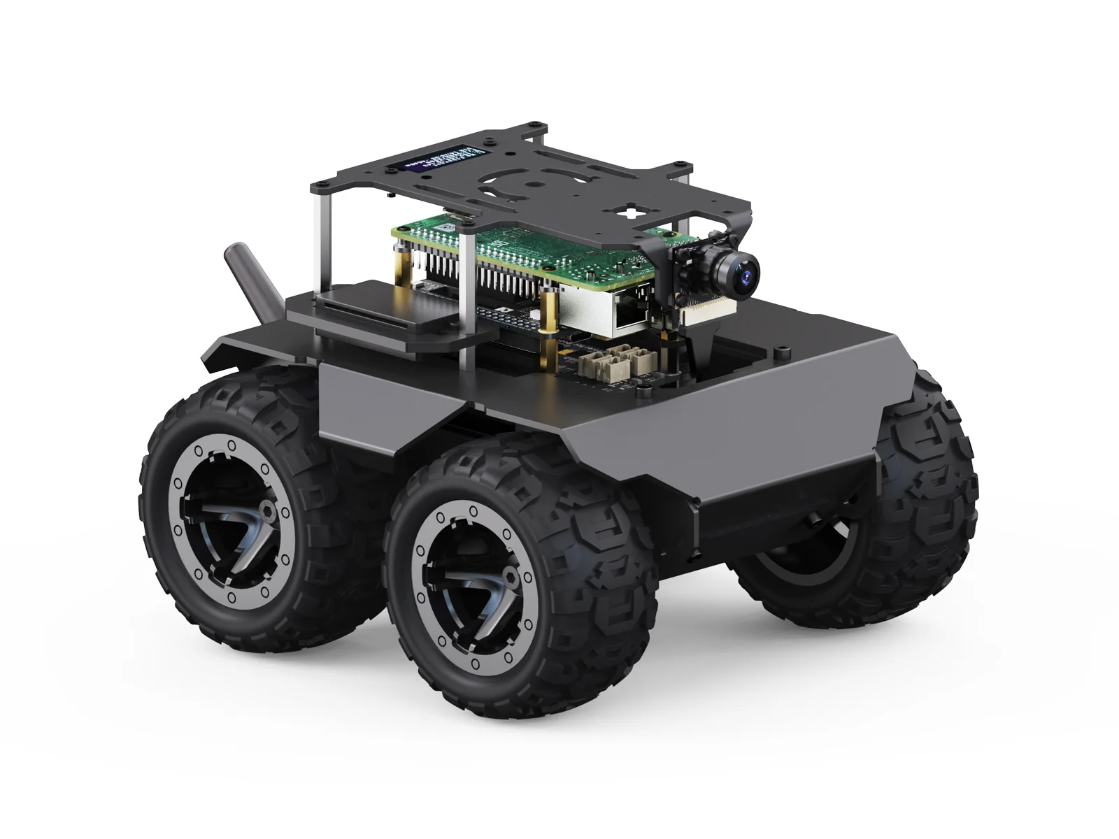 

Waveshare RaspRover Open-source 4WD AI Robot, Dual controllers, All-metal Body, Suitable for Raspberry Pi 4B/ Raspberry Pi 5