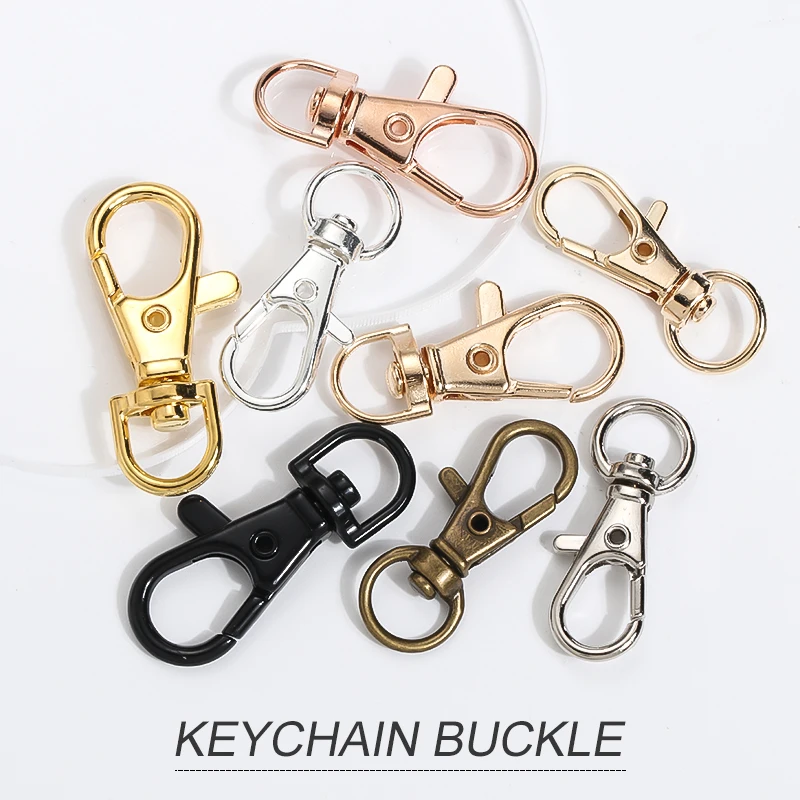 5/10Pcs Alloy Lobster Clasp 8-Shaped Swivel Lanyard Snap Hook Key Chain  Ring Snap Hook Swivel Clasp Keychain Clips for DIY Bags - AliExpress