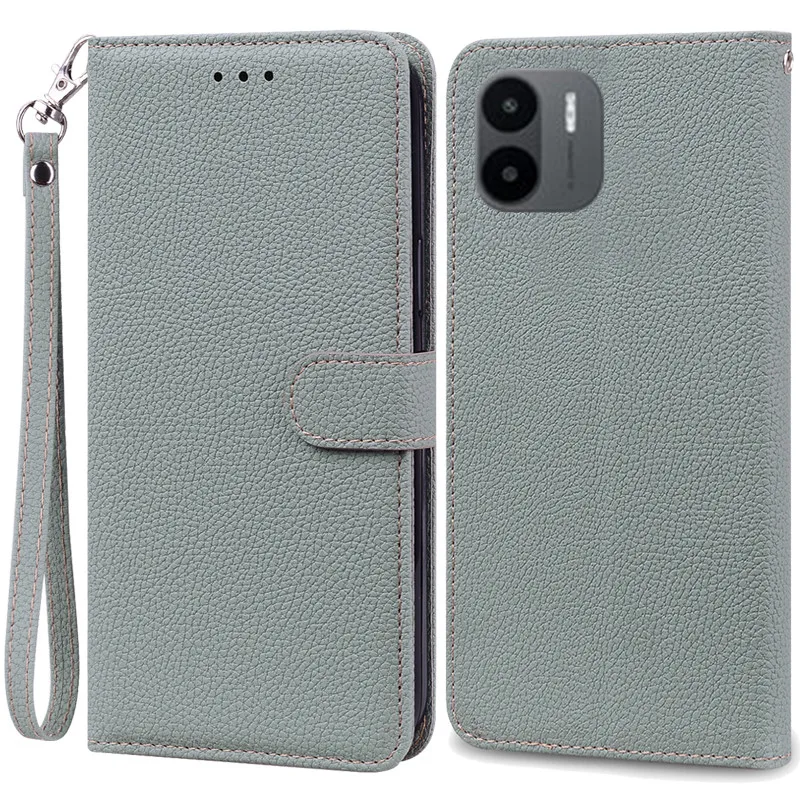 Leather Flip Wallet Phone Case - Elegant Book Style Cover, Durable Protection, Sleek Design