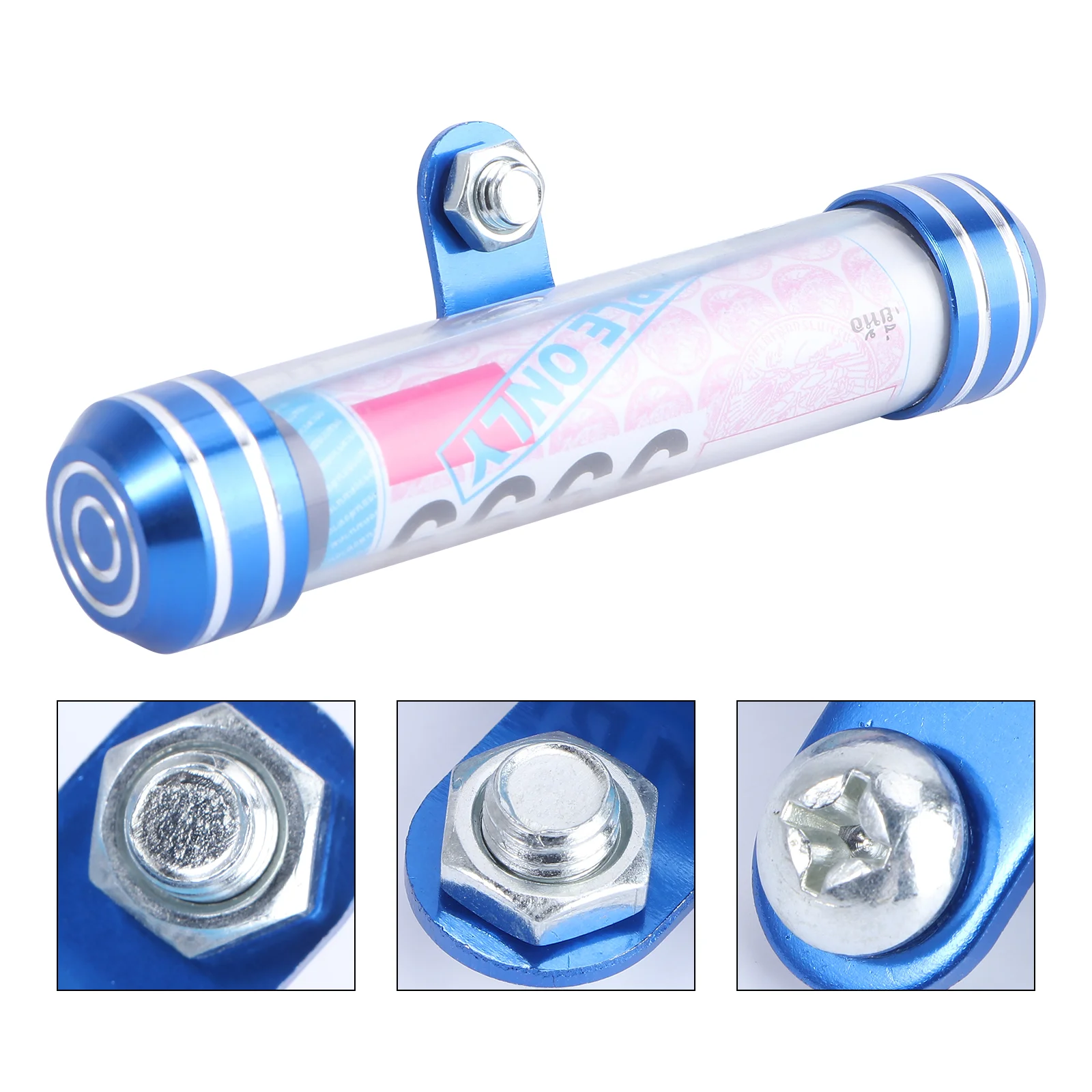 

Motorbike Tax Disc Tube Scooter Holder Cylindrical License Plate Motorcycle Paper Tabs