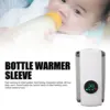 Portable Bottle Warmer Fast Heating Accurate Temperature Control Milk Bottle Warmer Cover Multifunctional ABS Leather for Home 1