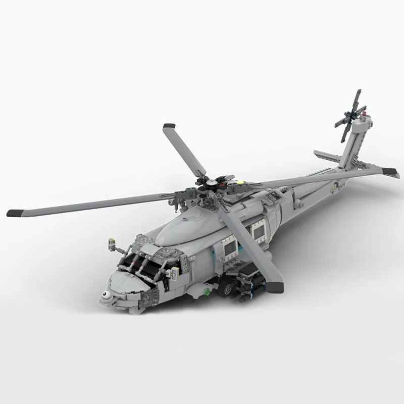 

NEW 1547PCS WW2 Military MOC US HH-60H Recue Hawk helicopter Model creative ideas high-tech ChildrenToyGift Fighter Plane Blocks