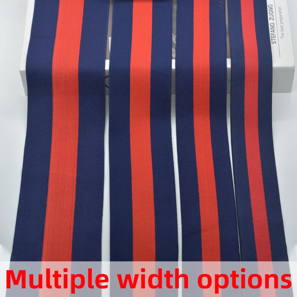 Description Picture 2 of item40/50/75mm Rainbow Color Striped Elastic Bands Nylon Colorful Elastics Rope Webbing Waistband Sewing Clothing Accessories 1M