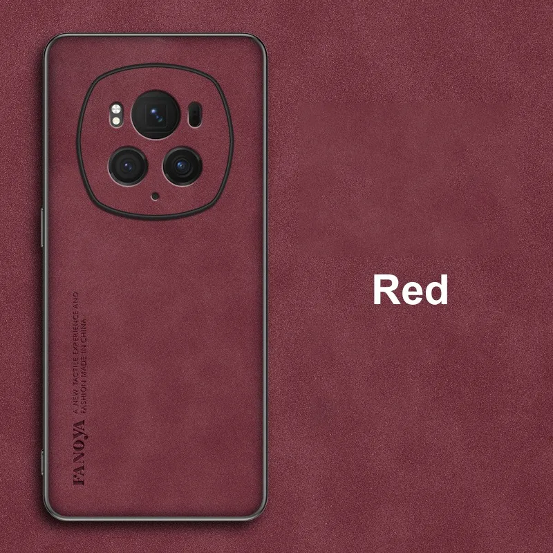 Skinsheep PU Leather Matte Silicone Bumper Phone Case