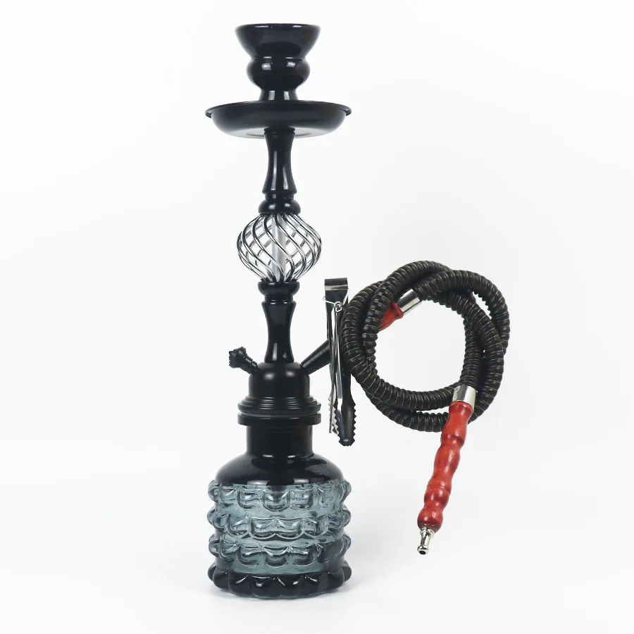 Arabic Hookah Set Small Double Glass Bottle Smokestack Ceramic Bowl Hose Accessories hookah accessories hookah set Birthday Gifts Are Suitable For Family