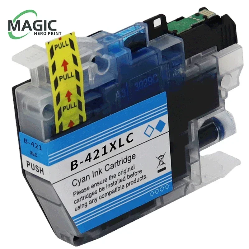 Ink Cartridge Magic Hero High Capacity LC421XL LC421 421XL Compatible For Brother DCP-J1050DW MFC-J1010DW DCP-J1140DW Printer