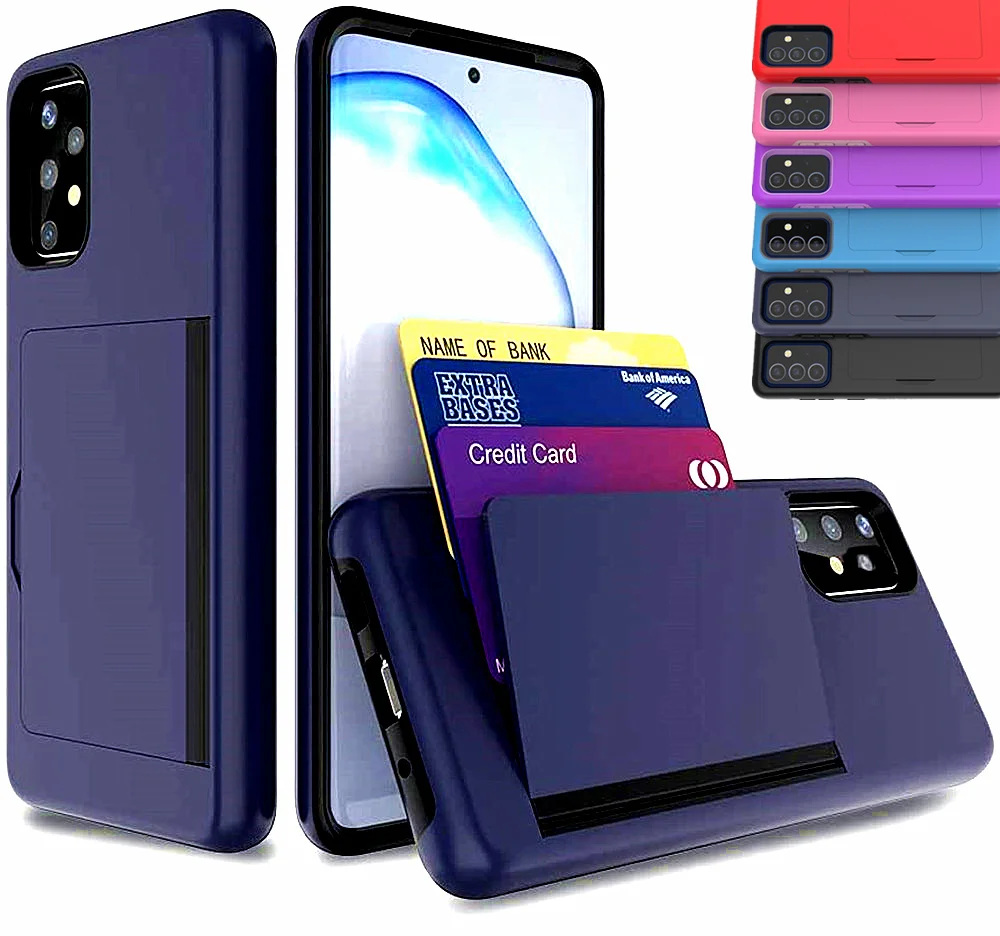 For Samsung A52 4G 5G Case Credit Card Protective Wallets Cover For Samsung A72 A52S 5G Galaxy A 52 72 52S Coque Funda