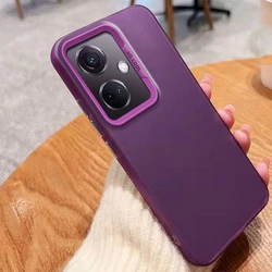 Luxury Metallic Aurora Skin Matte Cover for OnePlus Nord CE3 (IMD purple)