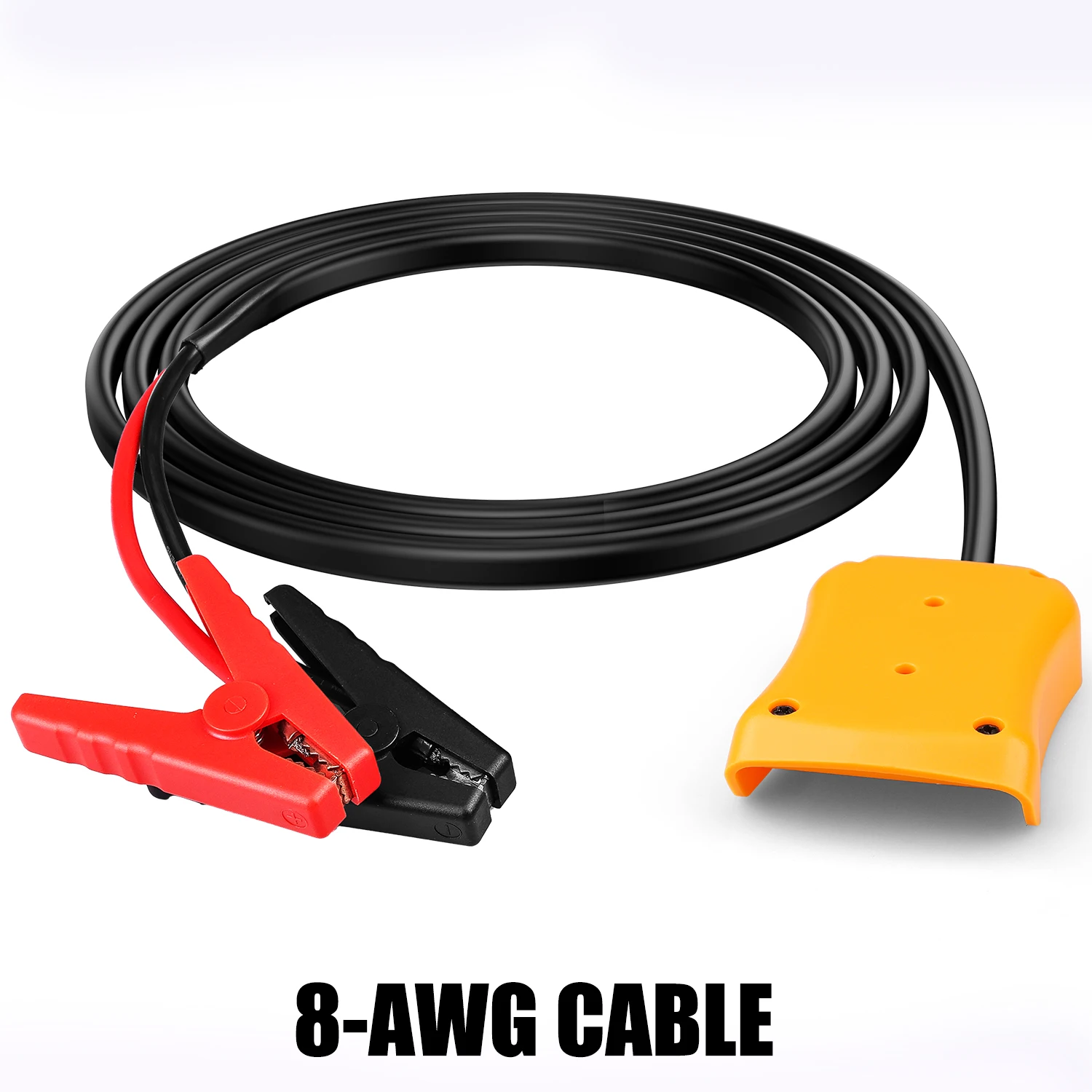 6.56FT Jumper Cables For DeWalt 20V Milwaukee M18 Car battery igniter Automotive emergency power kits 8AWG Cable Jump Kit