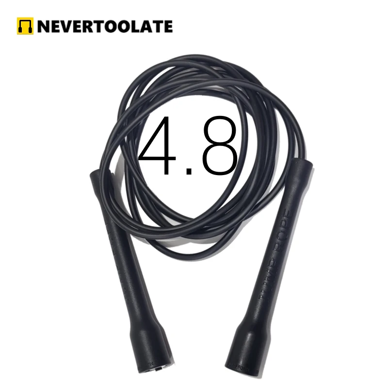 Long CC handle 15cm robust anti break easy hold beginner soft pvc jump rope skip freestyle elevate excersise fitness 3