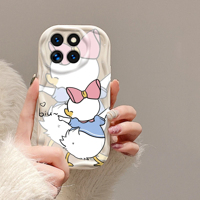 Donald Duck Topolino Per Xiaomi Mi 14 12 12T 11 Lite Poco M6 X6 X5 X4 X3 M3 F4 Pro Gt Nfc 5G Wave Oil Back Phone Case