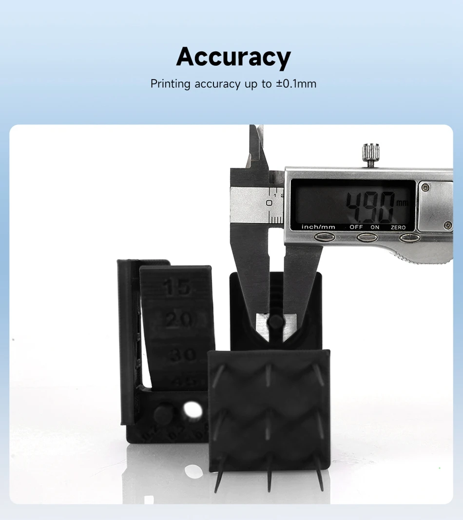 KINGROON 3D-Harz 10KG Standard /ABS-ähnlich /Wasserwaschbar 405nm Hochpräzises UV-Harz für Anycubic Elegoo LCD SLA DLP Drucker – Detail 13