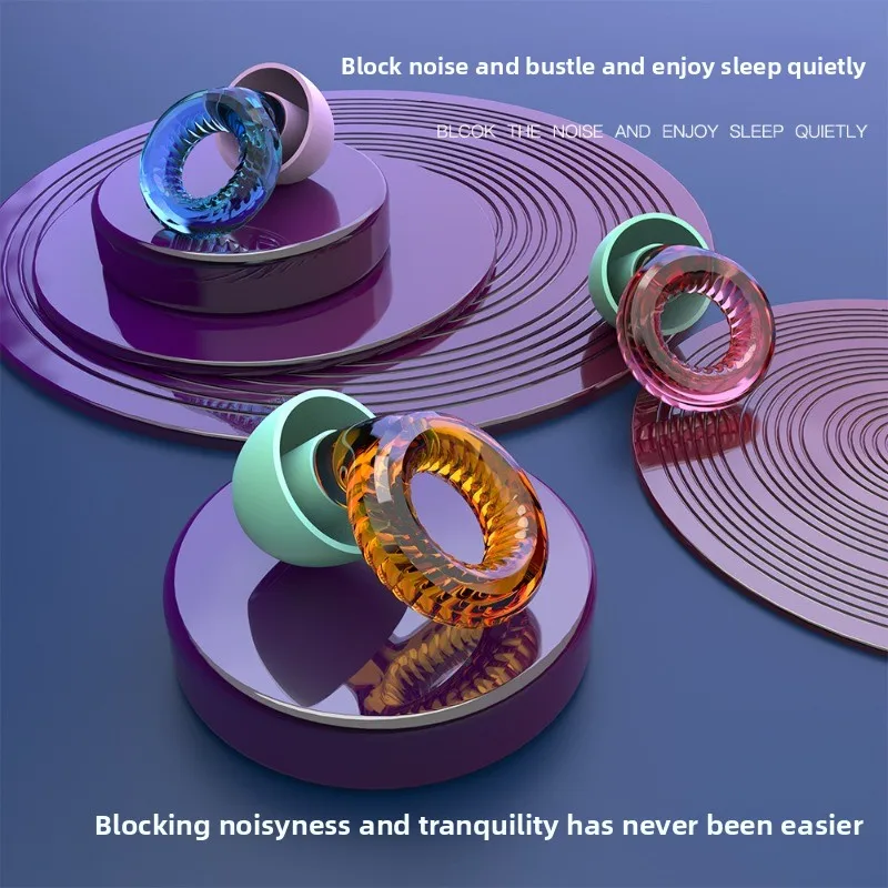 Silicone Noise-Reducing Sleep Earplugs for Superior Sound Insulation and Hearing Protection