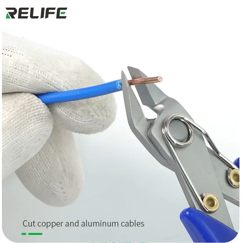 Diagonal Wire Cutting Pliers High Hardness and Precision Electronic Wire Cutting Nipper Phone Repair Cable Cutter