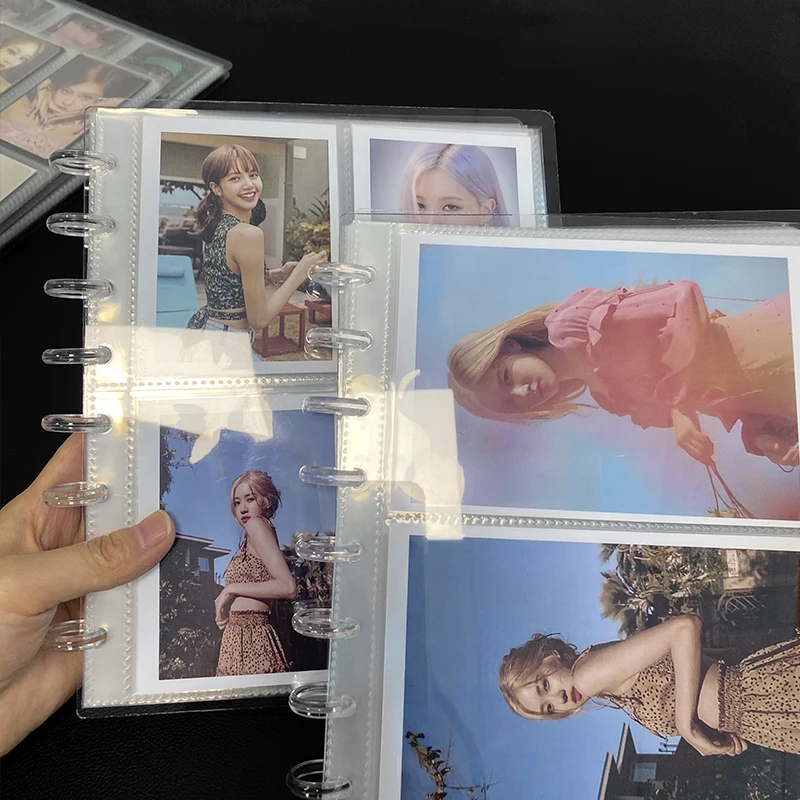 MINKYS New Arrival 3 inch 9 Space Mushroom Kpop Photocards Collect Book Star Chaser Album Small Card Storage Album Stationery 6