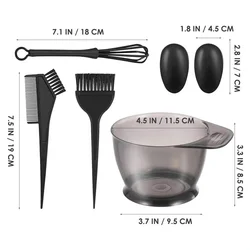 Professional Hair Coloring Kit - 6-Piece Set (6pcs set)