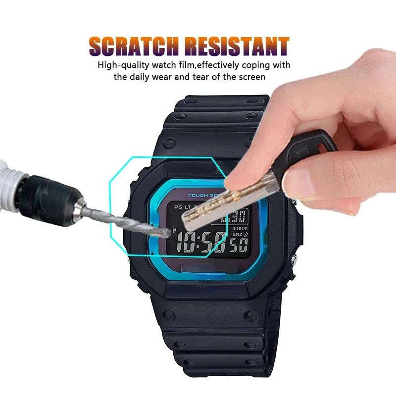 Premium Tempered Glass Screen Protectors for Casio G Shock - 2 Pack