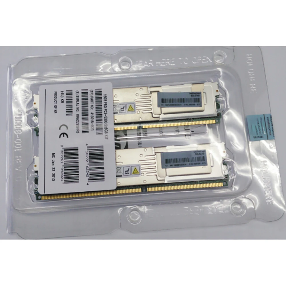 1PCS Server Memory For HP 398709-071 413015-B21 416474-001 16GB(2X8GB) FBD 667 DDR2 4 1PCS Server Memory For HP 398709-071 413015-B21 416474-001 16GB(2X8GB) FBD 667 DDR2 - Image 2