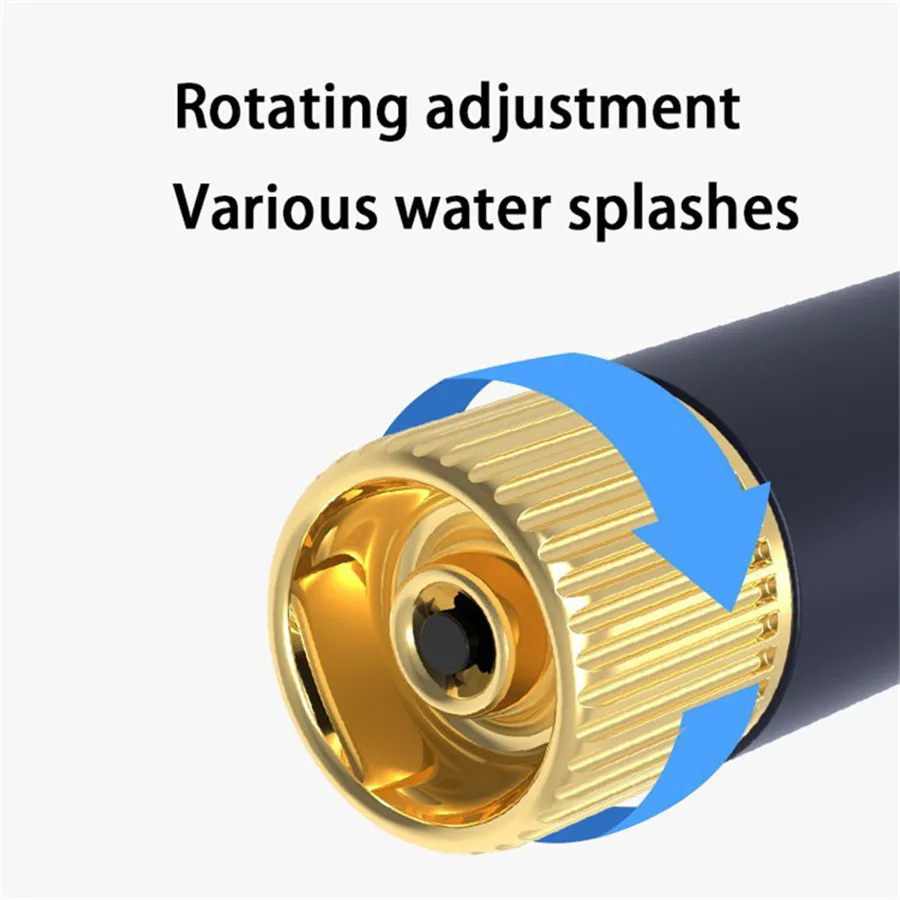 가정용 원버튼 물총 자동차 세차 꽃 물주기 마당 스프레이 헤드 압력 증가 다기능 스프레이 건