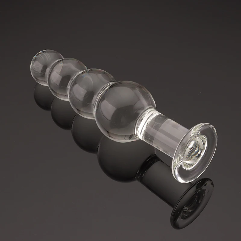 Glass Anal Plug Butt Plug Pyrex Glass Dildo Anal Dilator Vaginal Beads Sex  Toy | eBay