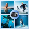 Seafrogs Aluminum Alloy TG-7 Waterproof Camera Case For Olympus TG7 Professional Scuba Diving 100m/328FT Camera Protective Cover 6