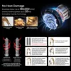 1400W Professional 5 in 1 Hair Dryer With Comb High-Speed Hot Air Brush Negative Ions Blow Dryer Brush Air Styling Curling Iron 5