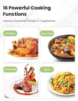 16 in 1 Electric Pressure Instant Multi Olla de Presion Non-Stick Pot Yogurt Maker Rice Cooker Slow Cooker Sauté 2