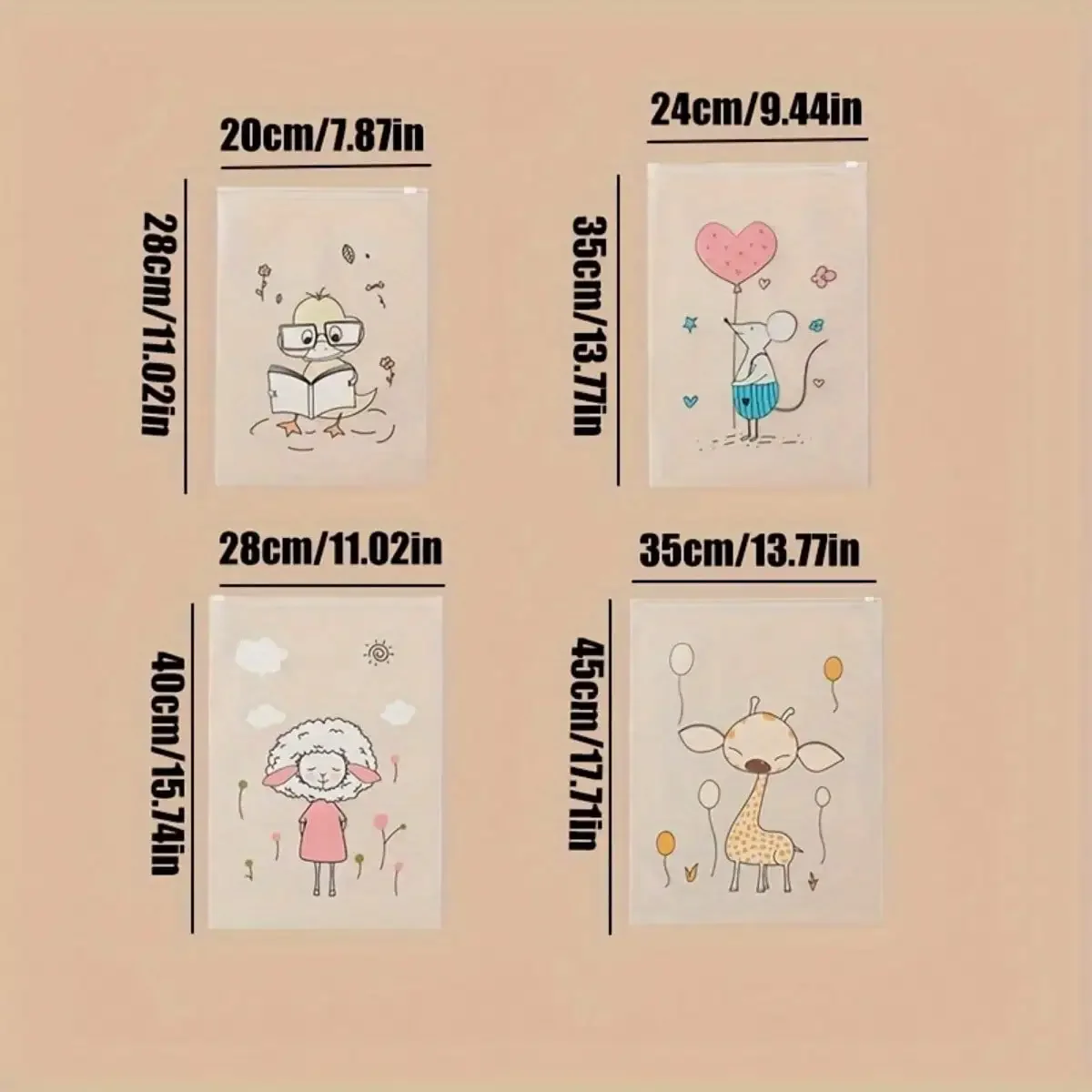 8PCS Travel Seal Bag for Suitcases of Portable Clothes, Socks and Underwear Storage Bag - Rectangle,Zipper Seal,Plastic Material 3