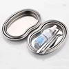 Stainless Steel Kidney Shaped Sterilized Tray Jar Container Bottle Dental Surgical Articles Cosmetic Container Tray 2