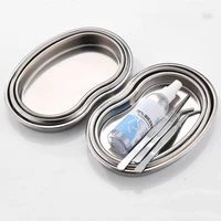 Stainless Steel Kidney Shaped Sterilized Tray Jar Container Bottle Dental Surgical Articles Cosmetic Container Tray 2