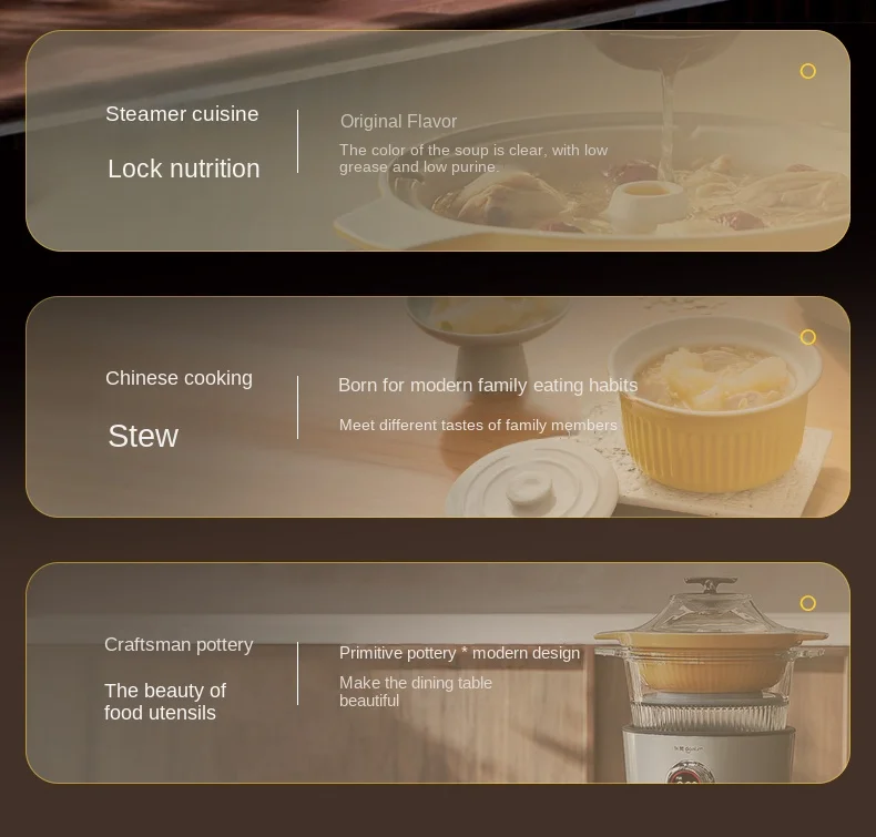 Donlim DL-9009 Electric cooker for home reservation soup pot with waterproof stew pot Multi-function automatic electric cooker