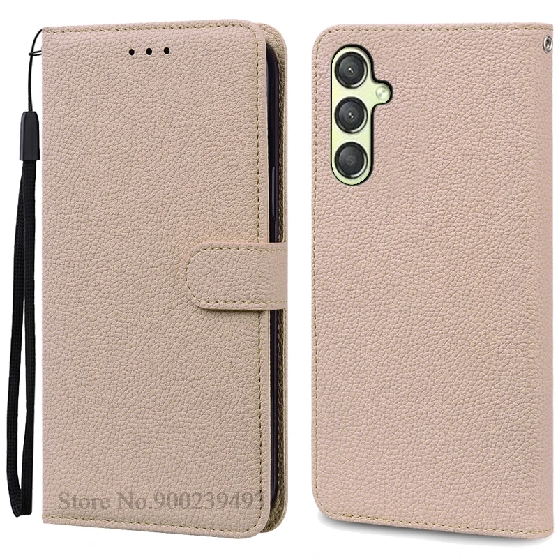 Soft Silicone Leather Flip Wallet Phone Case in Classic Book Style