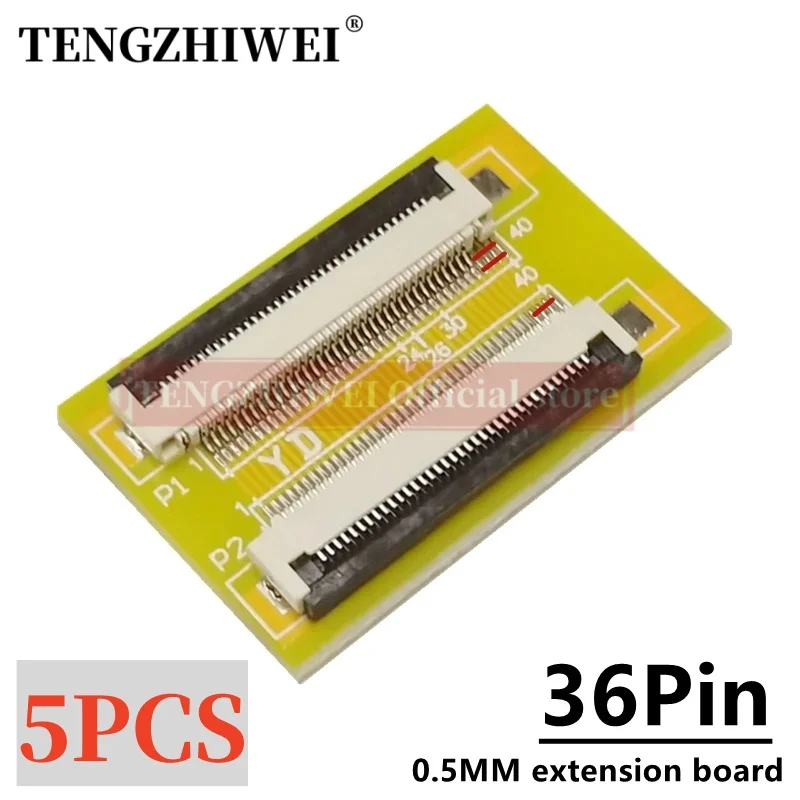 5PCS FFC/FPC extension board 0.5MM to 0.5MM 36P adapter board