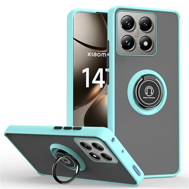 Shockproof Armor Case with Magnetic Ring Holder