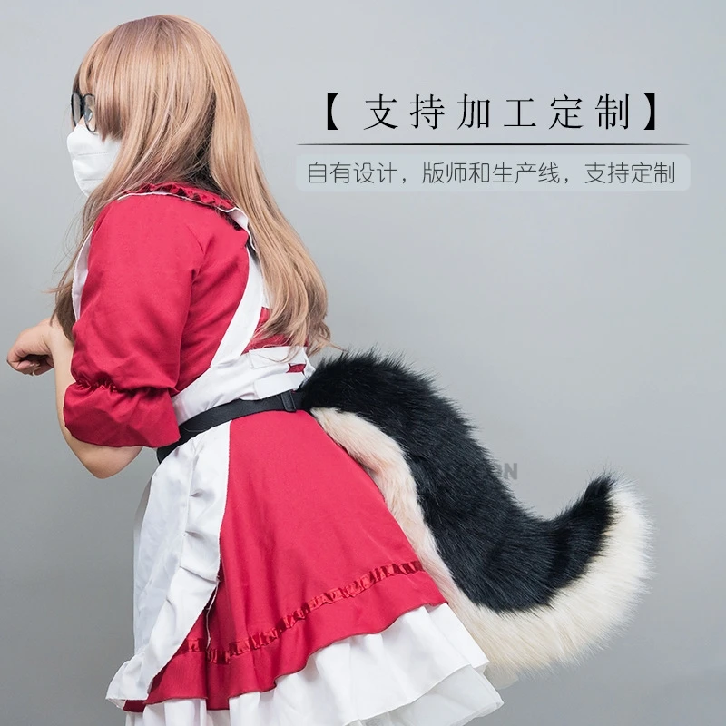 Fursuit Furry Paws Fluffy Shoes Boots Animal Slipper Gloves Acessories Cute Anime Cosplay Fullset Tail Halloween Party Suit