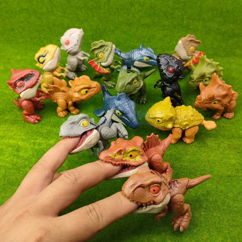 Finger-biting Dinosaurs Movable Joints size Funny Dino Simulation Dinosaur Model Toys Children's Educational Toys Christmas 2