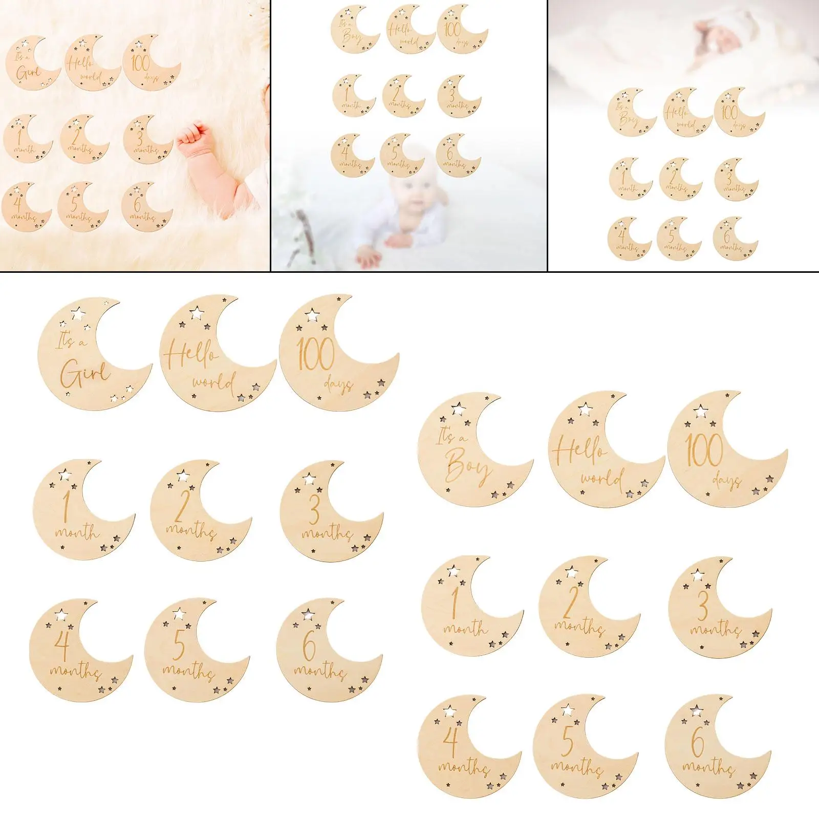 양면 마일리지 피스 달 표지판, 생일 배경, 생일 파티 장식, 생일 발표 표지판, 9 개