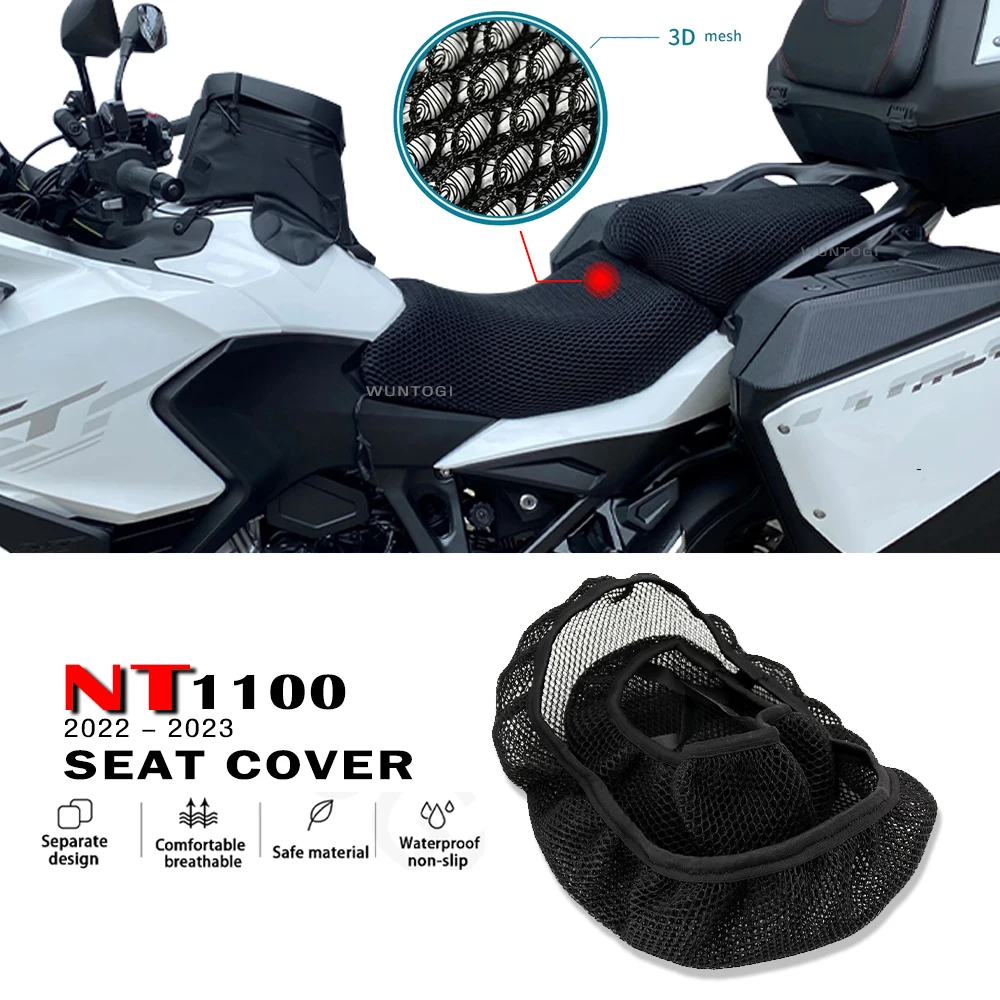 Motorcycle Seat Cover For Honda NT1100 NT 1100 2022 2023 Seat Covers Seat Protect Cushion 3D