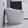 YYHC-Sanitary ware luxury modern style fully automatic operation electric bidet siphonic flush intelligent smart wc toilet 2
