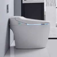 YYHC-Sanitary ware luxury modern style fully automatic operation electric bidet siphonic flush intelligent smart wc toilet 2