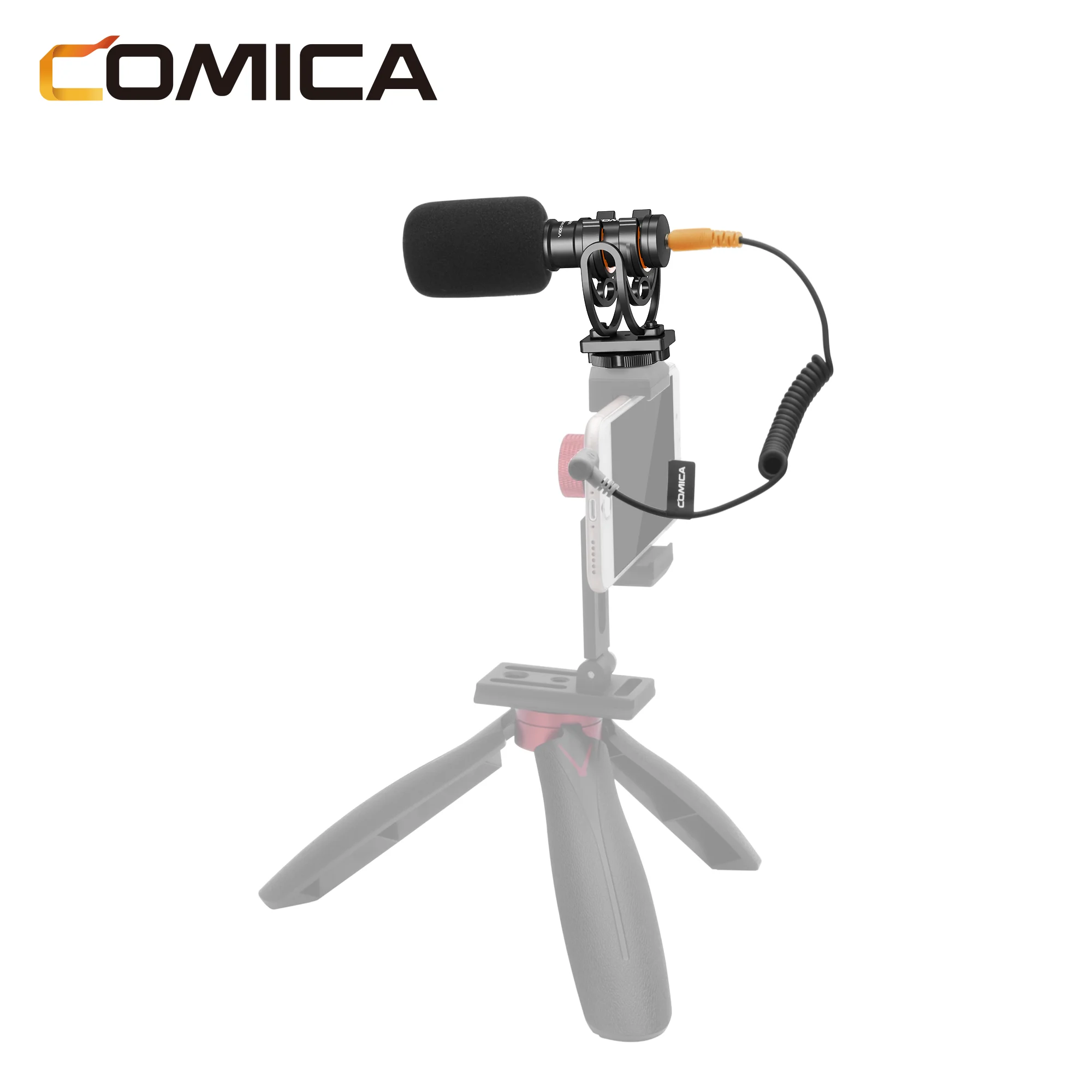 VM10 Mini Cardioid Condenser Shotgun Microphone Full Metal Design Plug and Play
