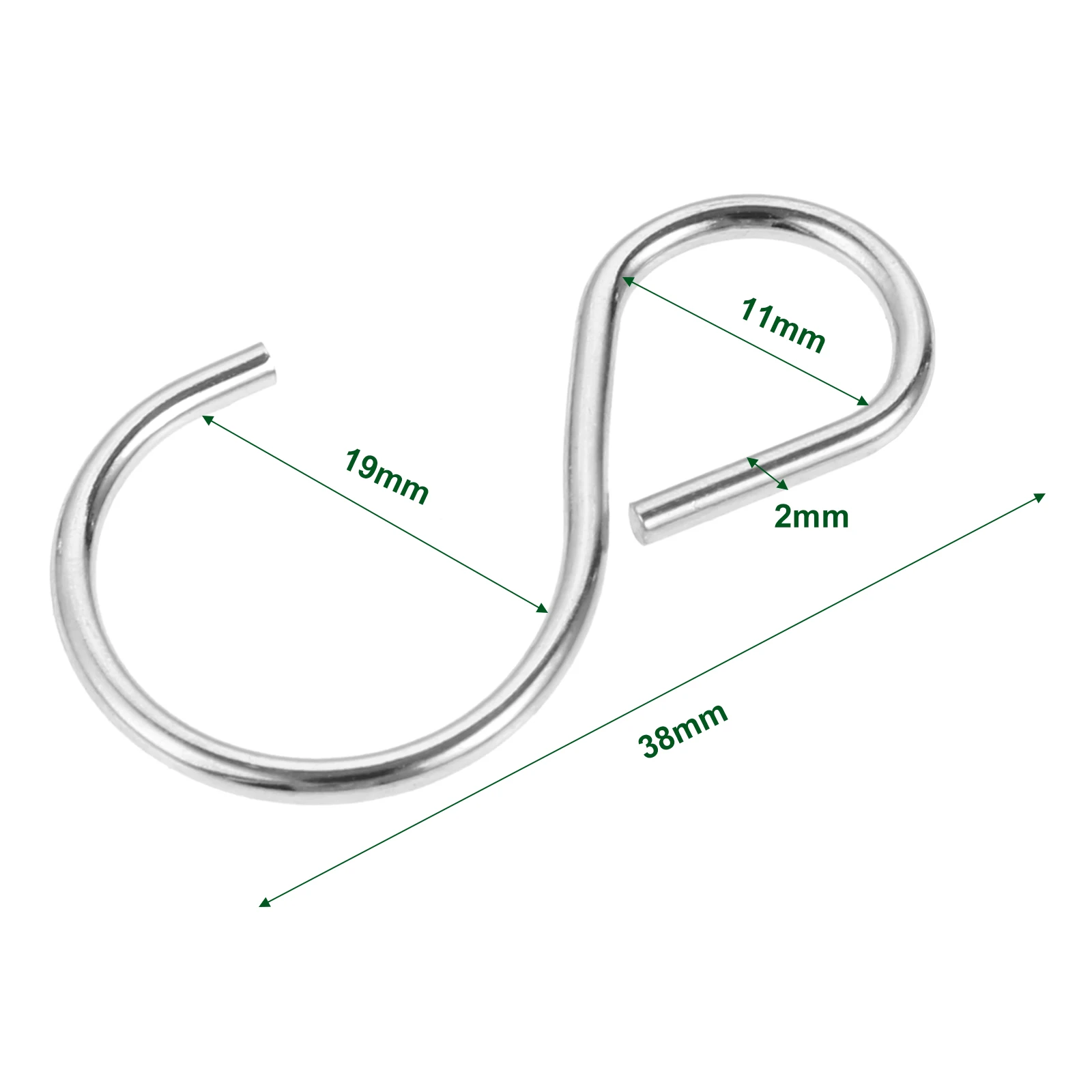 S Shaped Metal Hooks Multipurpose Hanging Pot Pan Kitchen Storage Hanger Plants Jewelry Closet Clothing Home Organizer 10pcs multi purpose hooks metal hook kitchen hooks wall organizer hook wall mount hooks